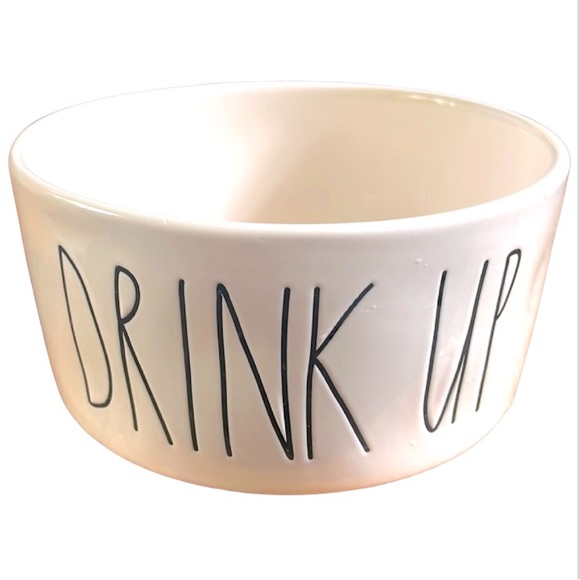 RAE DUNN➕Drink Up Pet Bowl - Picture 2 of 4